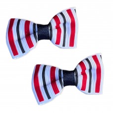 Girls Hair Clips Bow Tie Set Of 2 - Straps