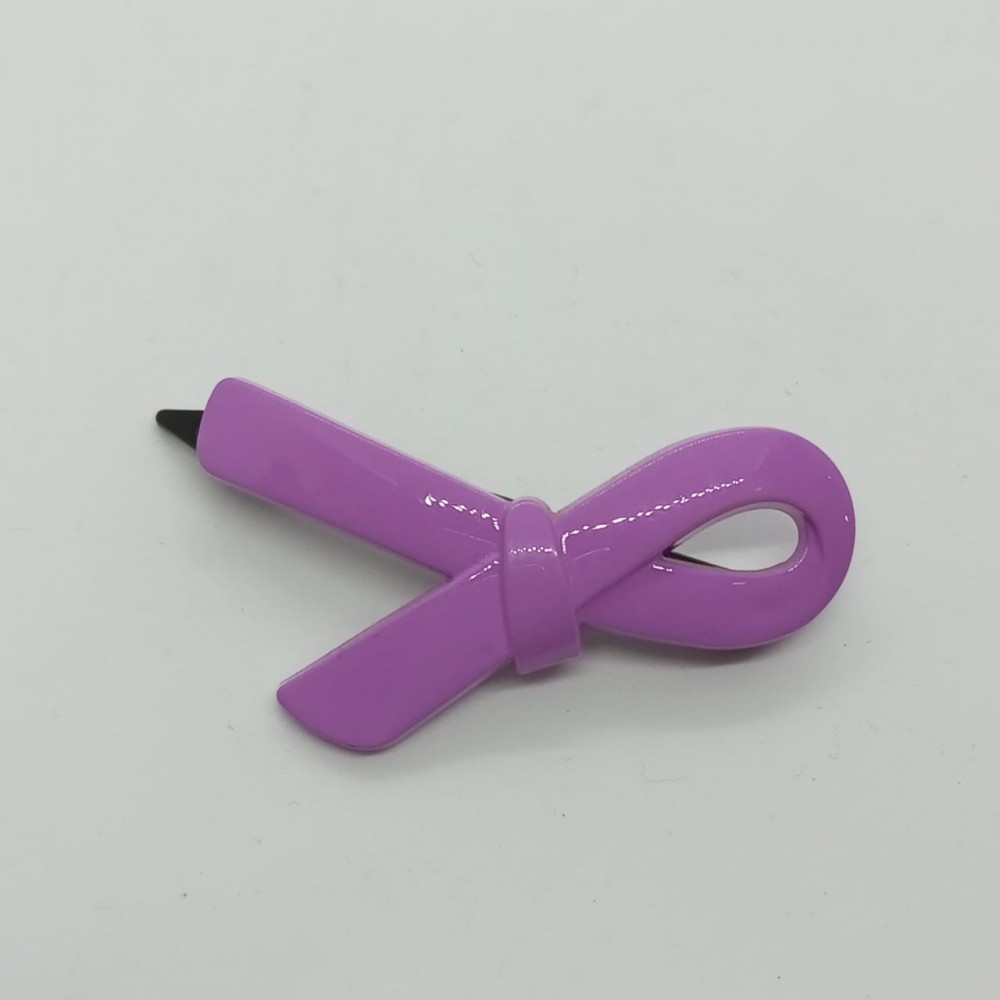 Girls Hair Clips Knot Purple