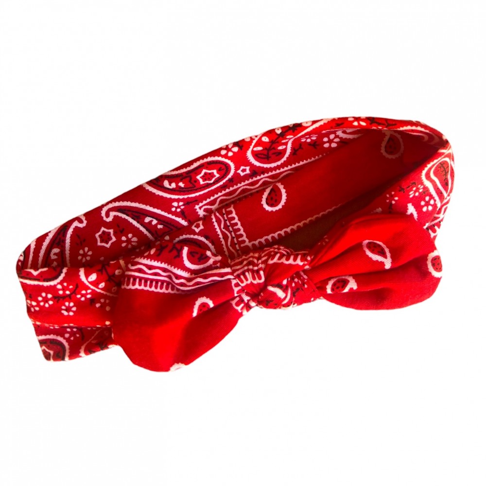 Bandana Headband Red