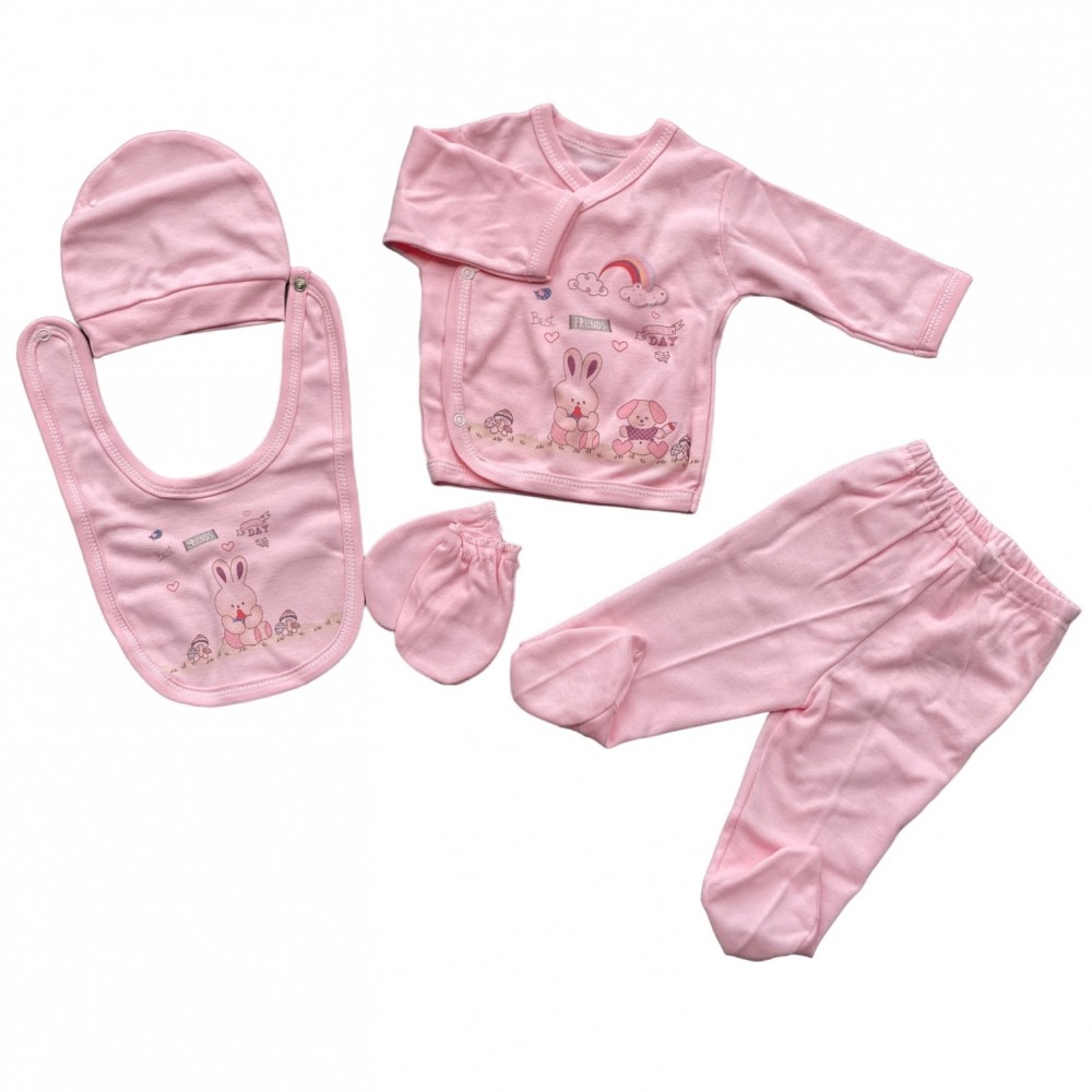 Newborn Baby Set Girl Rabbit  