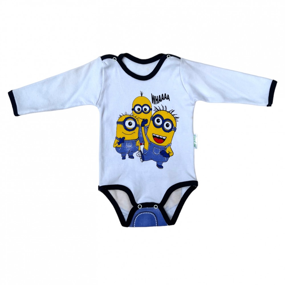 Newborn Bodysuit 3 Minions 