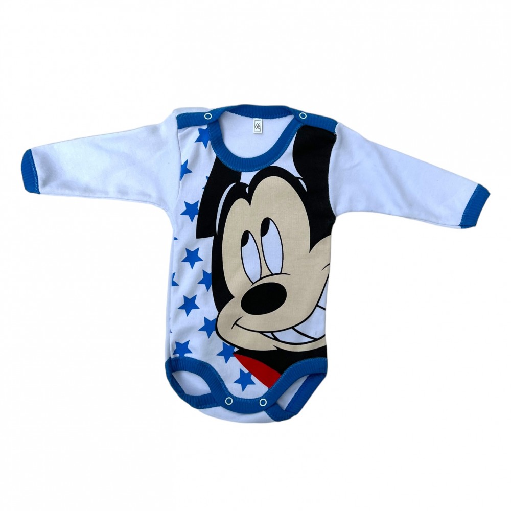 Newborn Bodysuit Mickey Bright Blue 