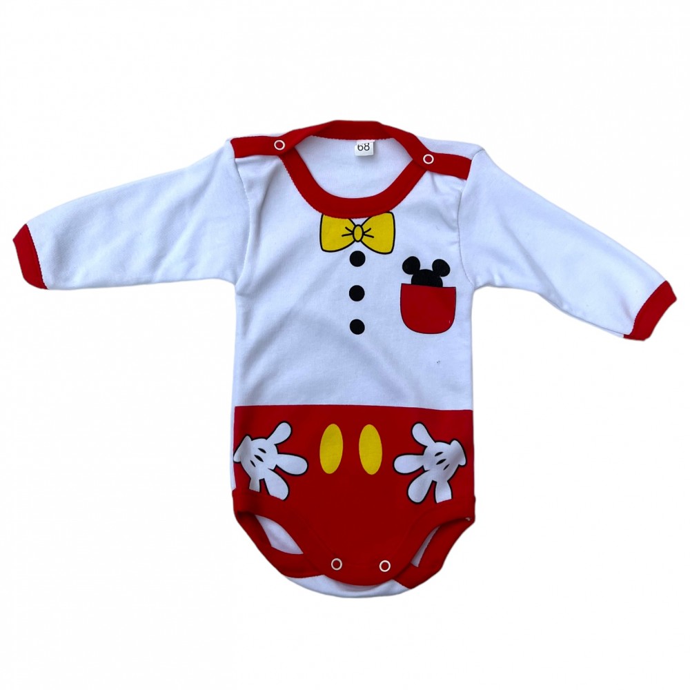 Newborn Bodysuit Mickey Hand