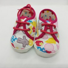 First Step Newborn Girl Shoes - Fuchsia