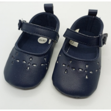 Eda Baby Newborn Girl Shoes Navy