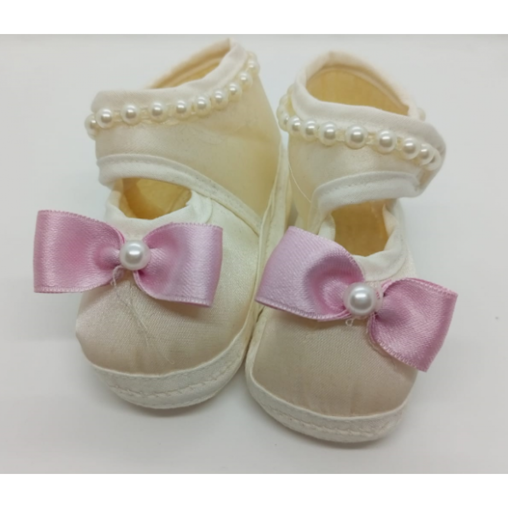 Eda Baby Newborn Girl Shoes - Princess Pink