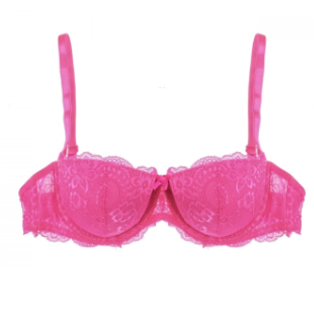 Marie France Bra Strapless Push Dentelle Fushia