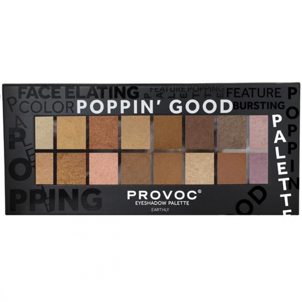 Provoc Poppin Good Eyeshadow Palette- Earthly