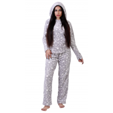 Women Pyjamas Mini Stars Grey