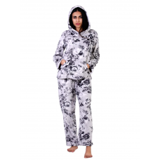Women Pyjamas Grey Flowers