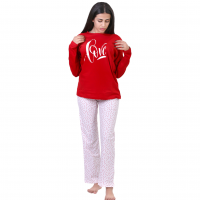 Women Pyjamas Cotton & Velvet Love