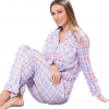 Women Pyjamas Button Through Purple