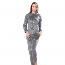Women Pyjamas Polars Stars Grey
