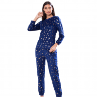 Women Pyjamas Polars Stars Navy