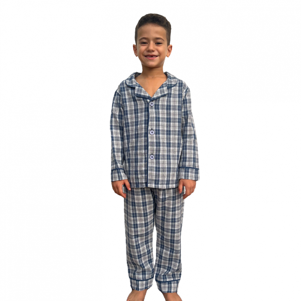 Boys Pyjamas Square Grey