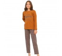 Kids Winter Pyjamas Let Your Dreams Lead You Camel