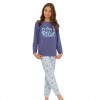 Kids winter Pyjamas Time To Relax Blue