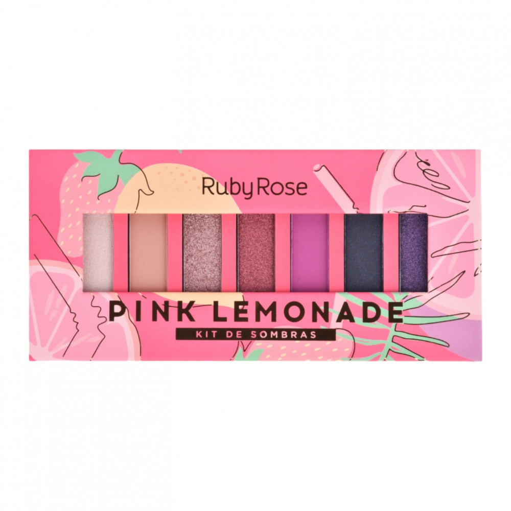 Ruby Rose Pink Lemonade Eyeshadow Palette