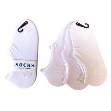 Socks  Medium Cut White- Pack Of 3