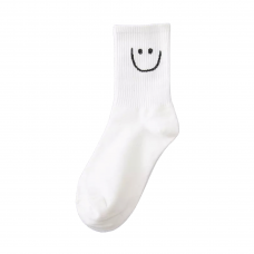 Socks Smiley Smile White