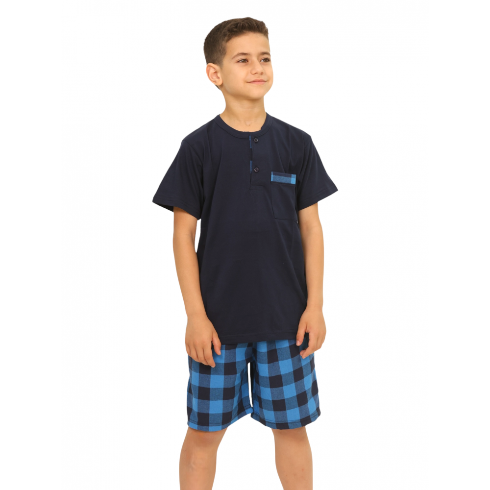 Kids Boys Pyjamas Classic - Blue