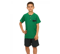 Kids Boys Pyjamas Classic - Green