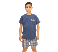 Kids Boys Pyjamas Classic - Light BLue