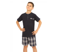 Kids Boys Pyjamas Classic - Navy
