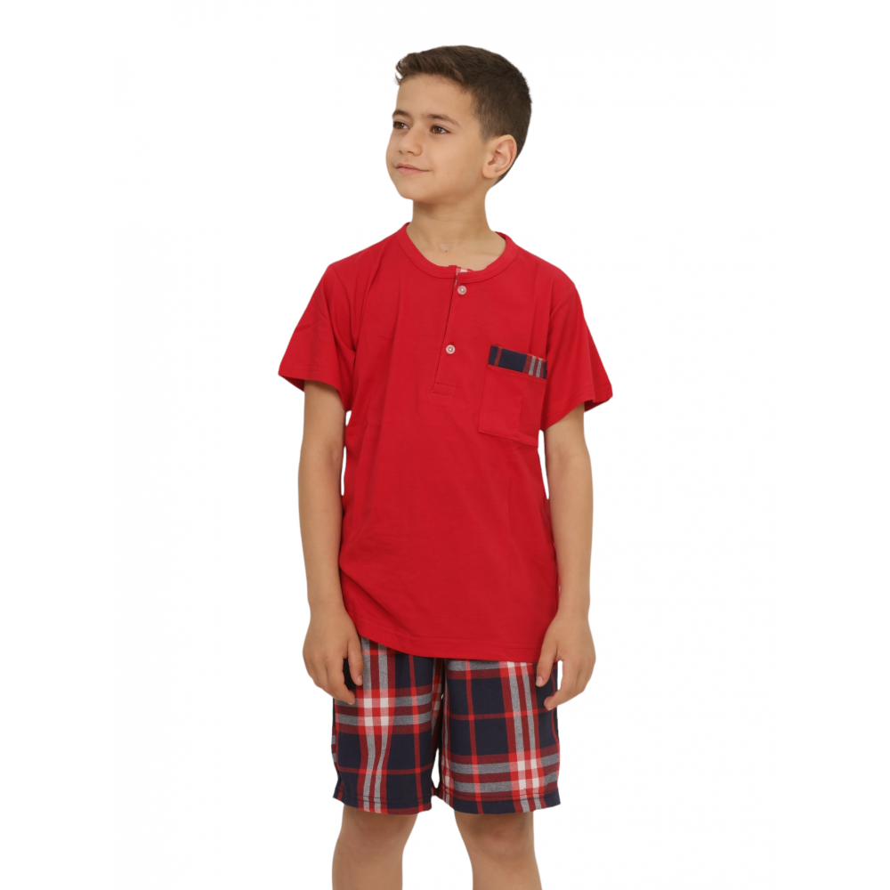Kids Boys Pyjamas Classic - Red