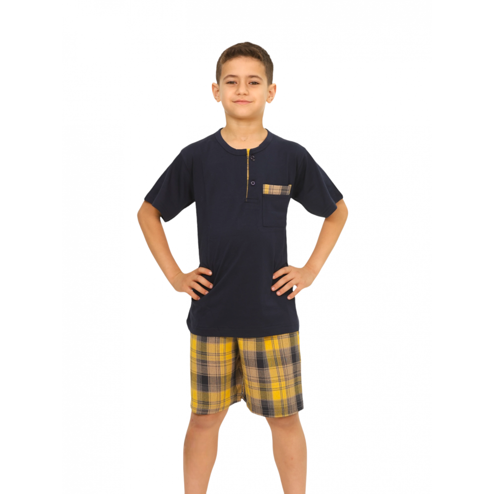 Kids Boys Pyjamas Classic - Yellow