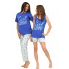 Girls Summer Pyjamas Cool Summer Blue