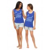 Girls Summer Pyjamas Cool Summer Blue