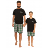 Men Summer Pyjama Classic - Black