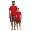 Men Summer Pyjama Classic - Red