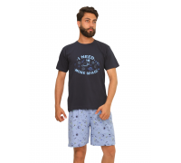 Men Summer Pyjama Cotton - More Space