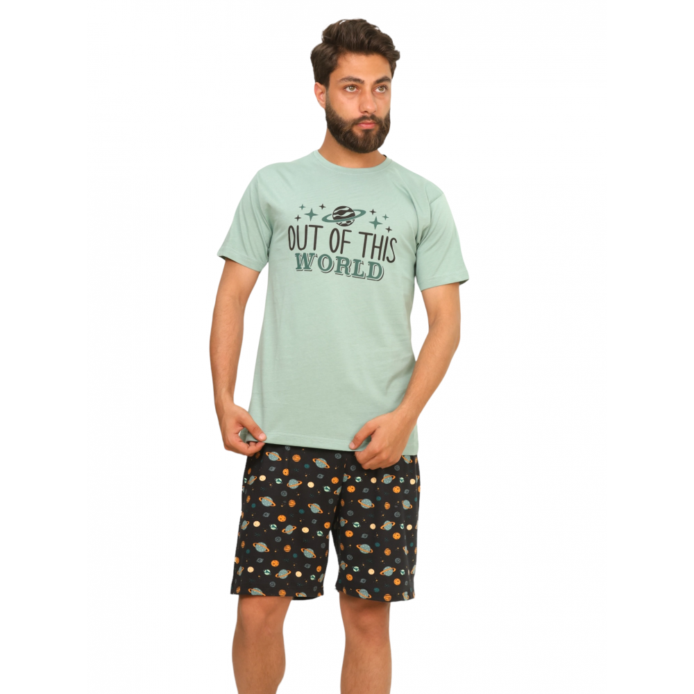 Men Summer Pyjama Cotton - Out of This World