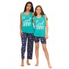 Girls Summer Pyjamas Cool Summer Aqua