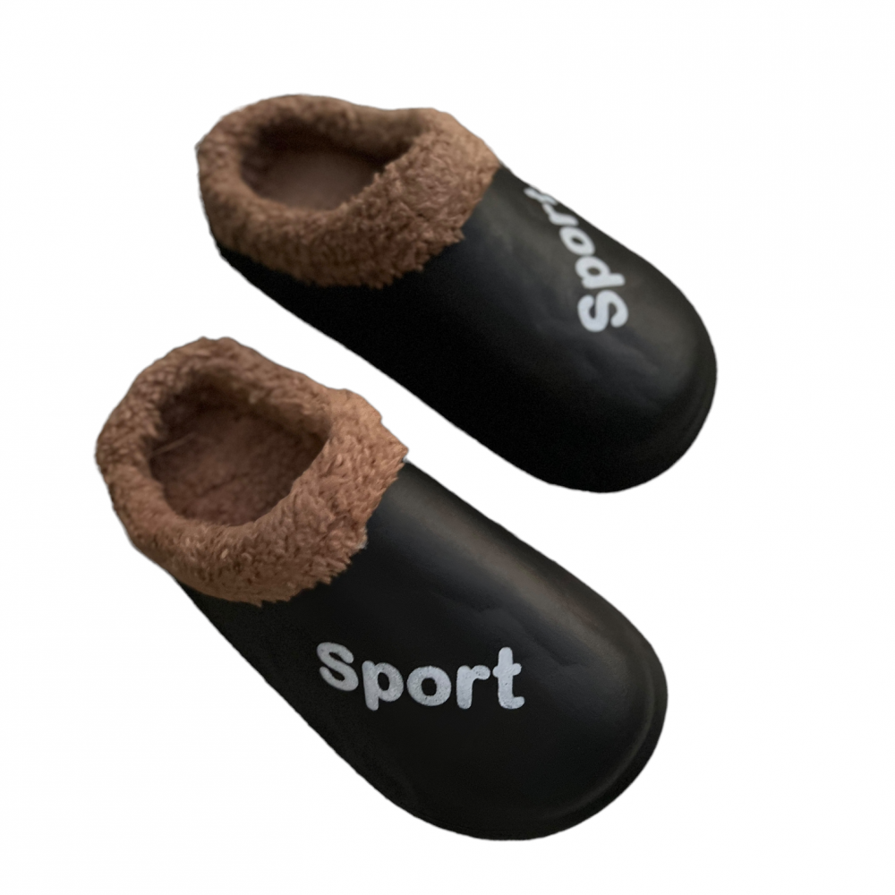 Women Home Slippers - Sport Black