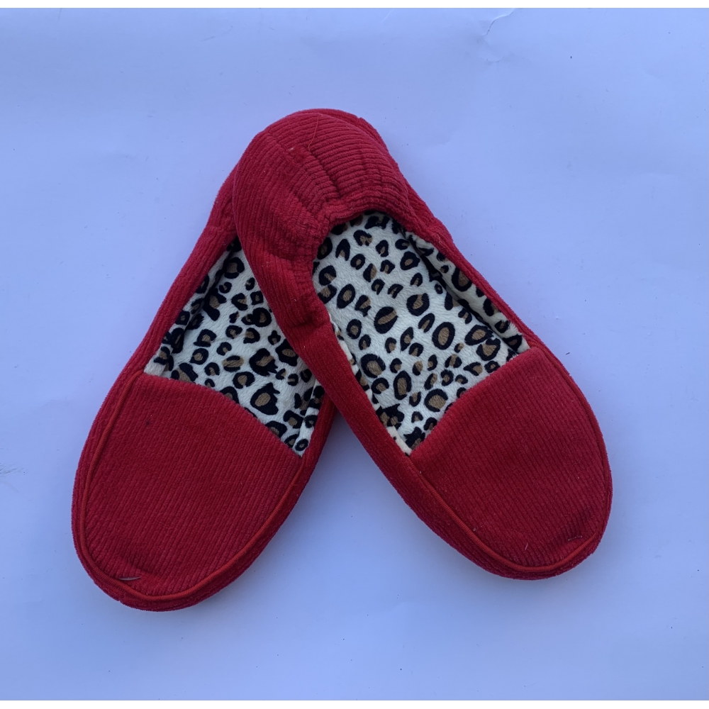 Women Angel Slippers - Tiger-Red